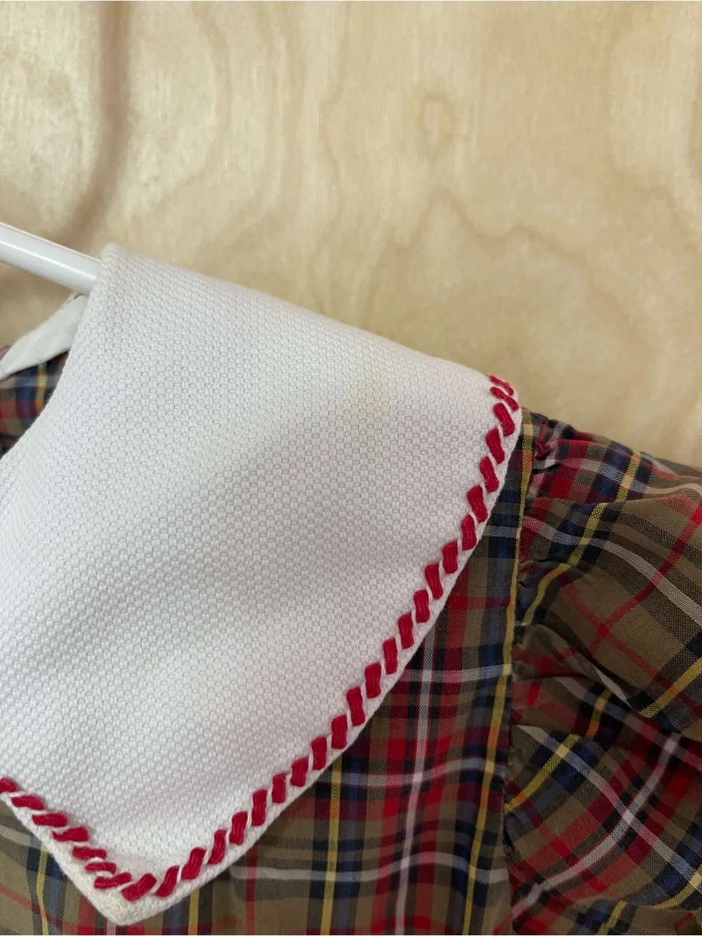 Vintage Toddler Plaid Dress